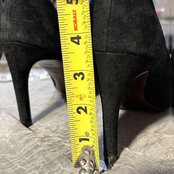 Cole Hann Suede Black Heels Sz 8 B - Picture 13 of 13